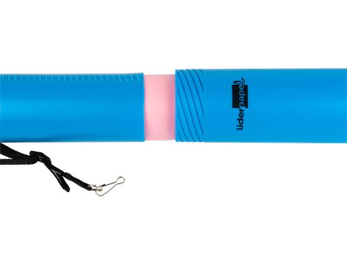 Tubo porta desenhos extensivel 80 cm azul , Liderpapel , 36142 , 8423473361423